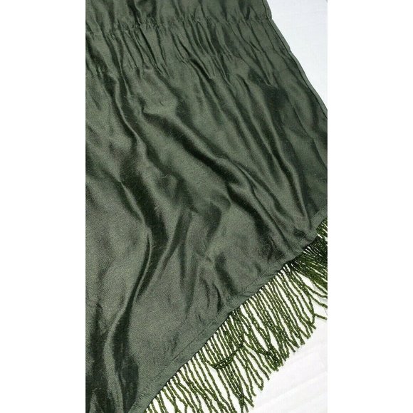 jcpenney Accents Vintage 98s 90s Jc Penney Valances Curtains Dark Green Luxury Rare Bead